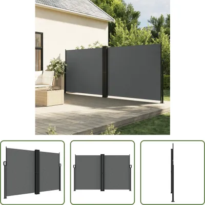 Obrázok produktu pre The Living Store Výsuvná bočná markíza antracit 160x1200 cm