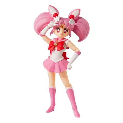 Zdjęcie produktu dla Bandai Tamashii Nations Sailor Moon S.H. Figuarts Figurka akcji Sailor Chibi Moon Animation Colour Edition 10 cm BTN62983-8
