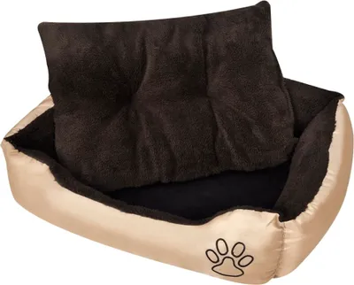 Image de vidaXL Lit chaud pour chien avec coussin rembourré M - Lits pour chiens