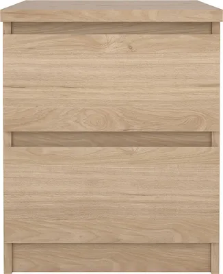 Produktbild von Naia Nachttisch 2 Schubladen Eichen-Nachbildung.
