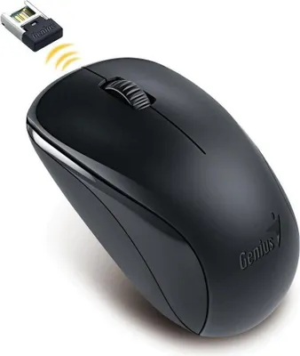 Produktbild von Genius NX-7000 / Büro / Optisch / 1200 DPI / Kabellos USB / Schwarz