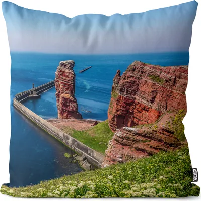 Produktbild von VOID Helgoland Kissenbezug Kissenhülle Deko Polyester Dekoration Garten Dekokissen