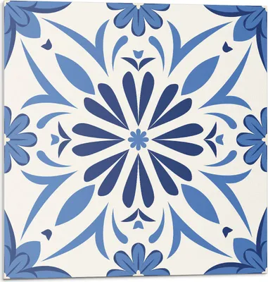 Immagine prodotto di Sfondo floreale - Piastrelle autoadesive - Piastrelle in PVC - Piastrelle in vinile - Piastrelle autoadesive 3D - Piastrelle adesive - Piastrelle per cucina e bagno - 4 pezzi 50 x 50 cm