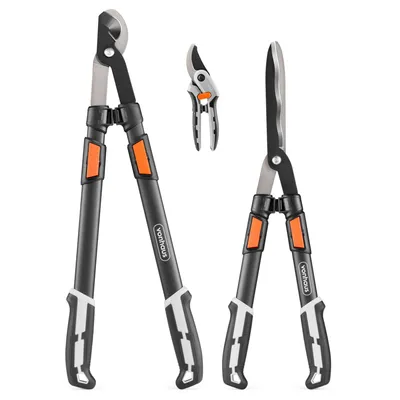 Immagine prodotto di VonHaus Set Cesoie Potatura Set di 3 – Troncarami Telescopico