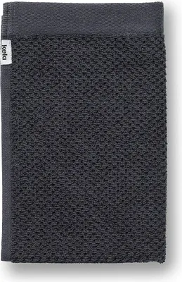 Produktbild von Gästehandtuch, 30 x 50 cm, Schwarz, Baumwolle - Kela | Lavinia