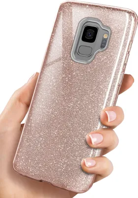 Produktbild von GLITTER-Case für Samsung Galaxy S9, Farbe:Gloss - Rosé