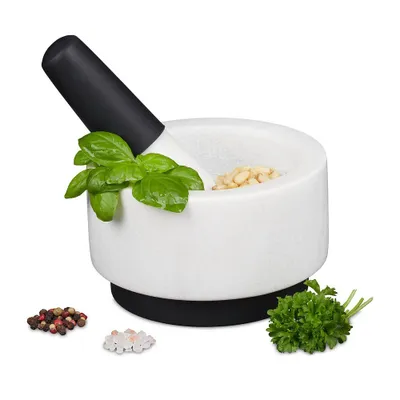 Produktbild von relaxdays 10029962_0 relaxdays Mörser   weiß Mörser und Stößel