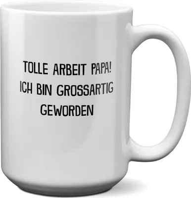 Produktbild von 22Feels XL Tasse Papa Geschenk Vatertag Vater Geburtstag Kaffeetasse Männer Weihnachten Haferl Geschenkidee Bürotasse