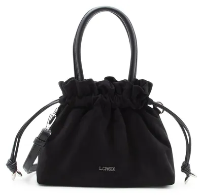 Image de L.CREDI sac à main sac à épaule bandoulière Sopherl Hobo Bag Black noir