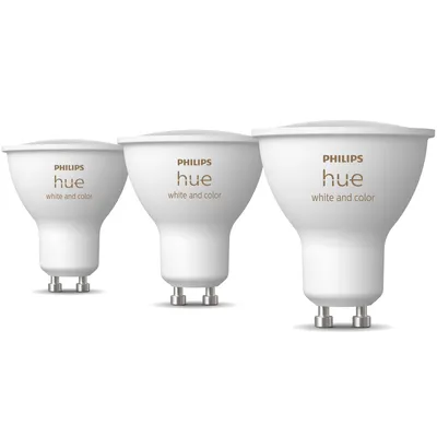 Produktbild von Philips Hue White and Color ambiance GU10 Intelligenter Einbaustrahler 4,2 W