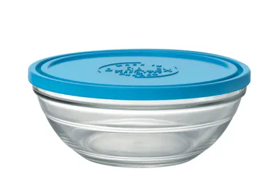 Produktbild von Luftdichte Lunchbox duralex Schale rot freshbox blau (ø 20 x 8,2 cm) (1,6 l)