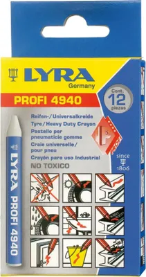 Produktbild von Lyra Reifen-/Universalkreide a 12 Stk. weiß
