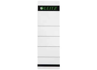 Produktbild von Leitz Ordneretikett 16420085 kurz/breit Papier grau 10 St./Pack.