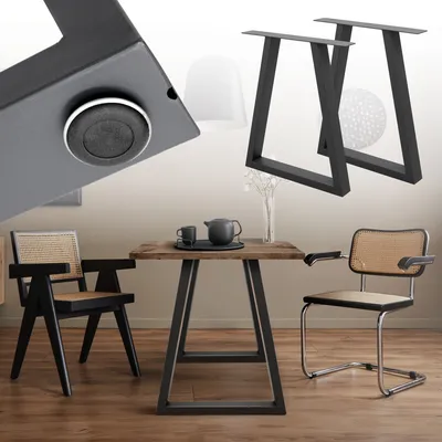 A collage of table legs and a dining set.