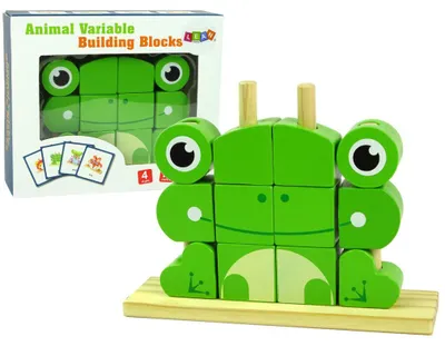 Obrázek produktu pro Kreativní kostky Dřevěné prostorové puzzle