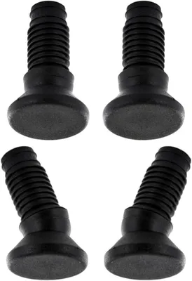 Produktbild von 4X Möbelgleiter stellfuß gelenkgleiter stuhlgleiter rundrohr stellfuß einstellbar fuß (30/20mm)