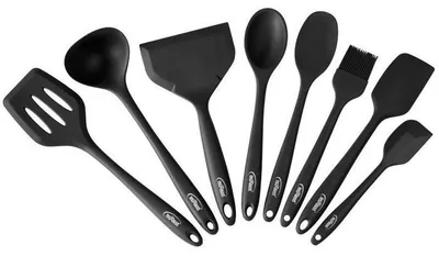 Obrázek produktu pro Sada kuchyňského náčiní - INOXIBAR - 8 kusů silikonu - bez BPA - odolné vůči teplu - vhodné do myčky