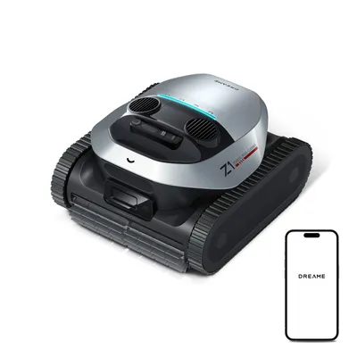 Produktbild von DREAME Poolroboter Z1 Pro, Hightech-Poolerkennung & Pfadplanung, hohe Saugleistung, Poolboden, Wand- & Wasserstandslinienreinigung, für Pools bis 200
