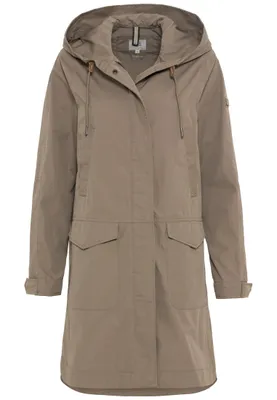 Produktbild von camel active Damen Funktionsmantel mit Kapuze Salbei, womenswear-36