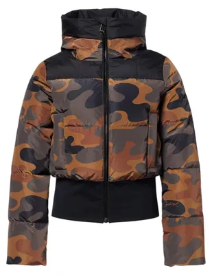 Produktbild von GOLDBERGH Kiri Damen Bomber Skijacke mit Kapuze braun 36