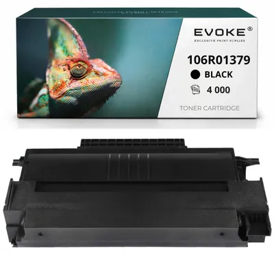 Productafbeelding van Evoke tonercartridge, compatibel met de Xerox 3100 / X3100 (106R01379), zwart, opbrengst: 4000 pagina's, compatibel met de Phaser 3100, AI-gegenereerde afbeelding