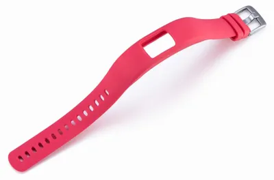 Produktbild von By Qubix Silikon-Sportarmband - Rot - passend für Garmin Vivofit 4