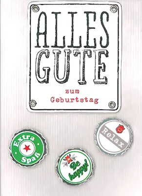 Produktbild von Designers Best Klappkarte Motiv 24, Alles Gute zum Geburtstag