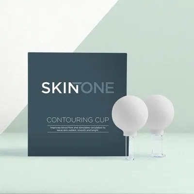 Productafbeelding van Cupping Set voor Gezicht en Lichaam - Siliconen Massage Cups - Bindweefselmassage - Cellulite Behandeling - Gezichtsmassage Roller voor