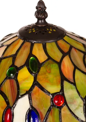 Produktbild von Birendy Tischlampe Tiffany Style Steinchen Tiff147 Motiv Lampe Dekorationslampe