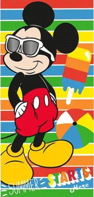 Productafbeelding van Mickey Mouse strandlaken Summer 70 x 140 cm