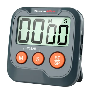 Produktbild von ThermoPro TM03W Digitaler Küchentimer mit Stoppuhr und Speicherfunktion