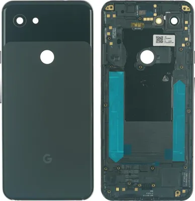 Produktbild von Gehäuse Rückseite für Google Pixel 3a (G020A, G020E, G020B), Schwarz