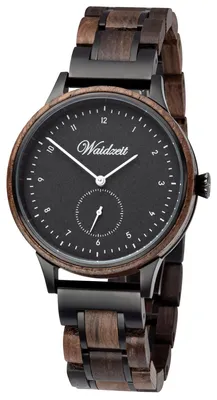 Produktbild von Waidzeit EW02 Mystic White Herren Uhr Herrenuhr Holz braun