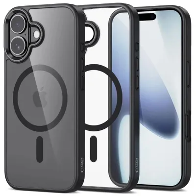 Zdjęcie produktu dla Etui Tech-Protect Magmat Magsafe Na Iphone 17 - Przezroczysto-Czarne