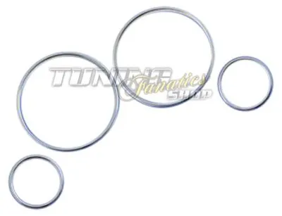 Produktbild von Chrom Chromringe Tacho Ringe Tachochromringe SET für BMW 5er E39 + Touring