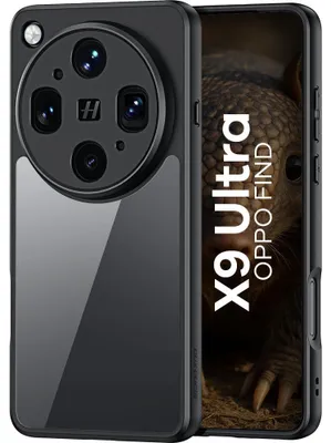 Produktbild von Handyhülle für Oppo Find X9 Ultra, Dux Ducis Aimo, Transparent mit schwarzen Rahmen