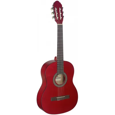 Image de Stagg C430 M RED, guitare classique 3/4, rouge