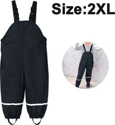 Produktbild von Kinder,Regenlatzhose,,,wind-,und,wasserdichte,Matschhose,mit,Fleecefutter