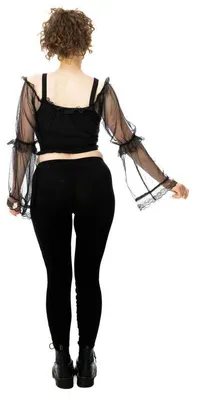 Produktbild von Poizen Industries Stoffhose Damen Nightshade Leggings schwarz M