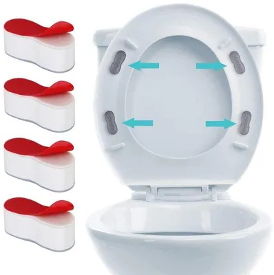 Produktbild von Toiletbrilbuffers - 4 Stücke - notwendiges Zubehör für den Toilettenbesuch