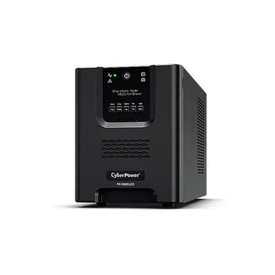 Produktbild von CyberPower PR1000ELCD, 1000 VA, 900 W, 230 V, C14 coupler, Plombierte Bleisäure (VRLA), 8 Stunde
