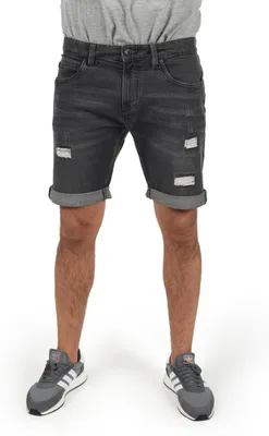 Produktbild von INDICODE IDHallow Herren Jeans Shorts Kurze Denim Hose mit Destroyed-Optik und Stretch