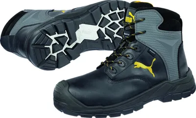 Produktbild von PUMA Schnürstiefel Borneo MT MID SRC S3, Größe 48, Schutzstufe:S3, Größe:43, Farbe:schwarz, Weite:nv
