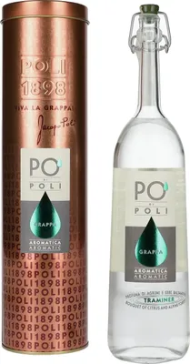 Produktbild von Poli Po' Di Poli Grappa Aromatica 40% Vol. 0,7l in Tinbox