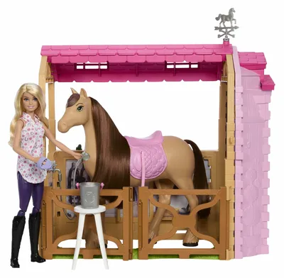 Produktbild von Barbie Mysteries: Die große Pferdejagd - Ultimativer Pferdestall (mit Puppe, Spielzeugpferd und Zubehör)