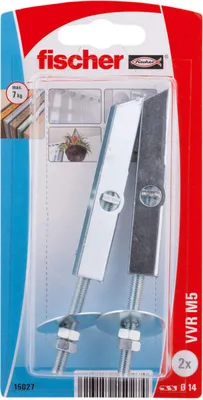 Immagine prodotto di Fischer 15027 ancoraggio a vite / tassello a muro 2 pz. Kit vite e tassello a muro