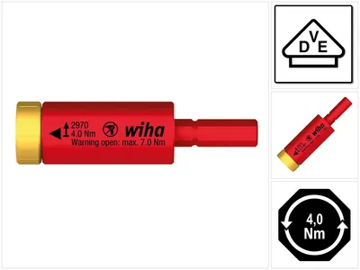 Obrázek produktu pro Wiha 2970, 4 Nm, 10%, 1 kusů, 59 mm, 5,5 mm, 59 g