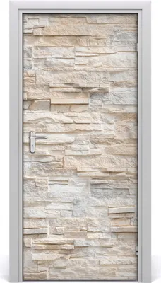 Produktbild von Tulup Türaufkleber 95x205 cm Dekorative Aufkleber Selbstklebend Wasserdichte Tapete Abnehmbar Schlafzimmer Wohnzimmer Wohnkultur - Ziegelwand