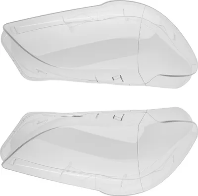Obrázek produktu pro Pár čirých krytů čoček světlometů Pro BMW F10/F18 2010-2017 63117343912