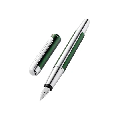 Obrázek produktu pro Pelikan Füllhalter PURA P40 Waldgrün F Geschenkbox
